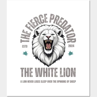 White Lion Posters and Art